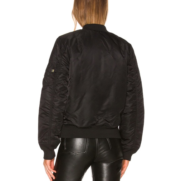 Alpha Industries Women's Black Bomber Jacket - Picture 2 of 7